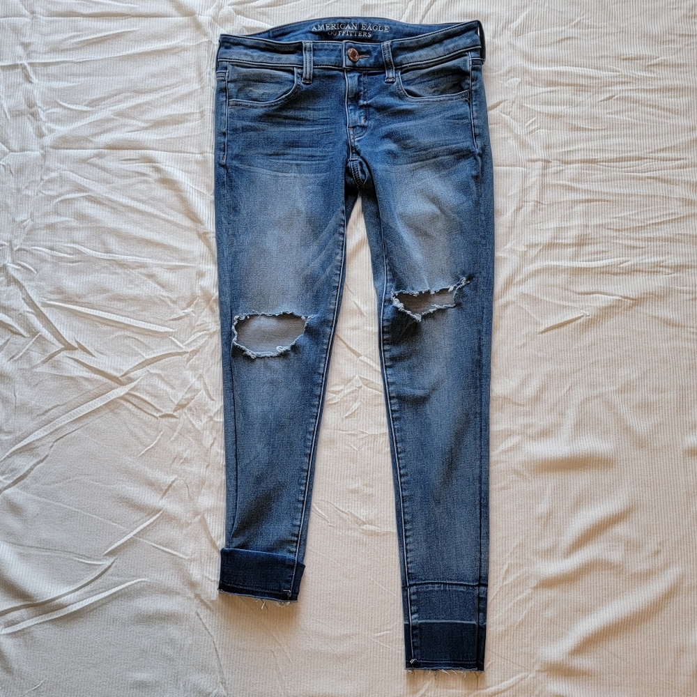 American Eagle Super Low Jegging 360° Super Stretch Size 6